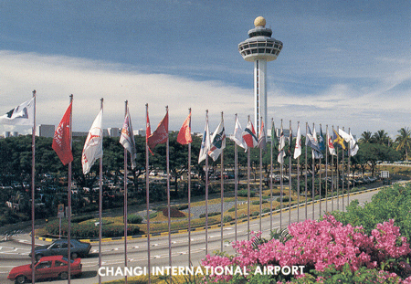 Singapore Airport Picture on Back Return To Singapore Singapore Information History Culture Economy